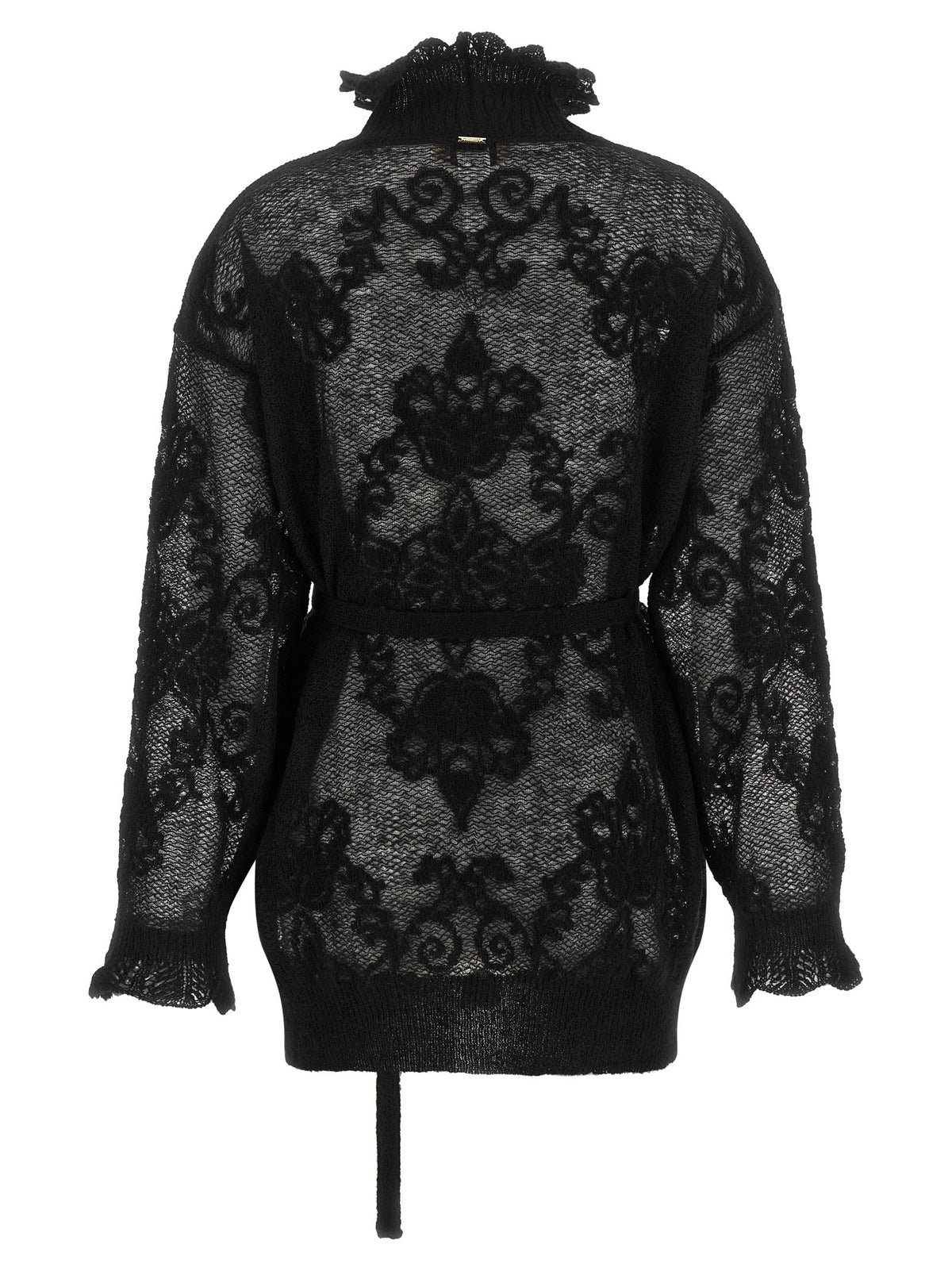 TWINSET Jacquard Yarn Sweater Black