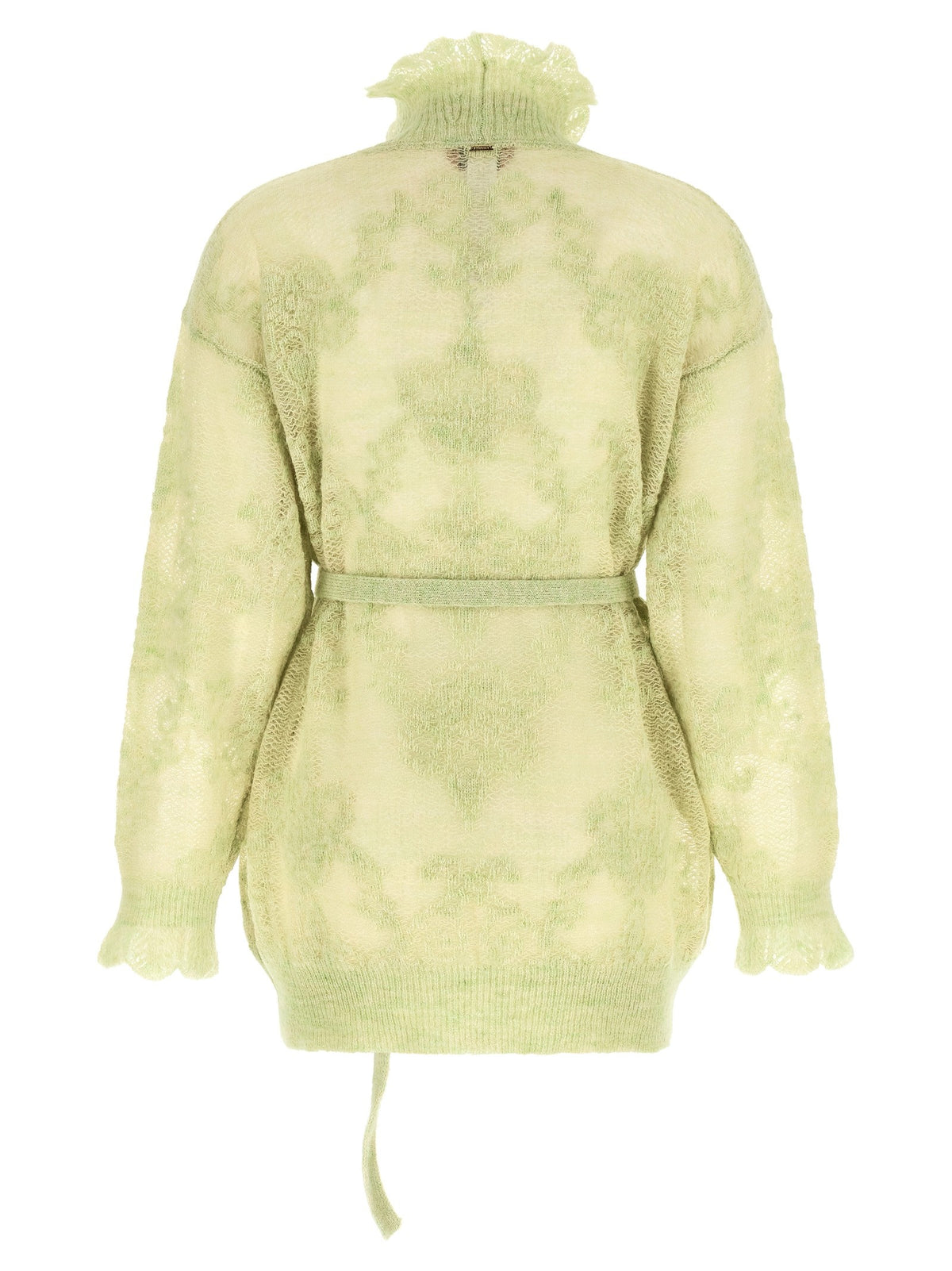 TWINSET Jacquard Yarn Sweater Green