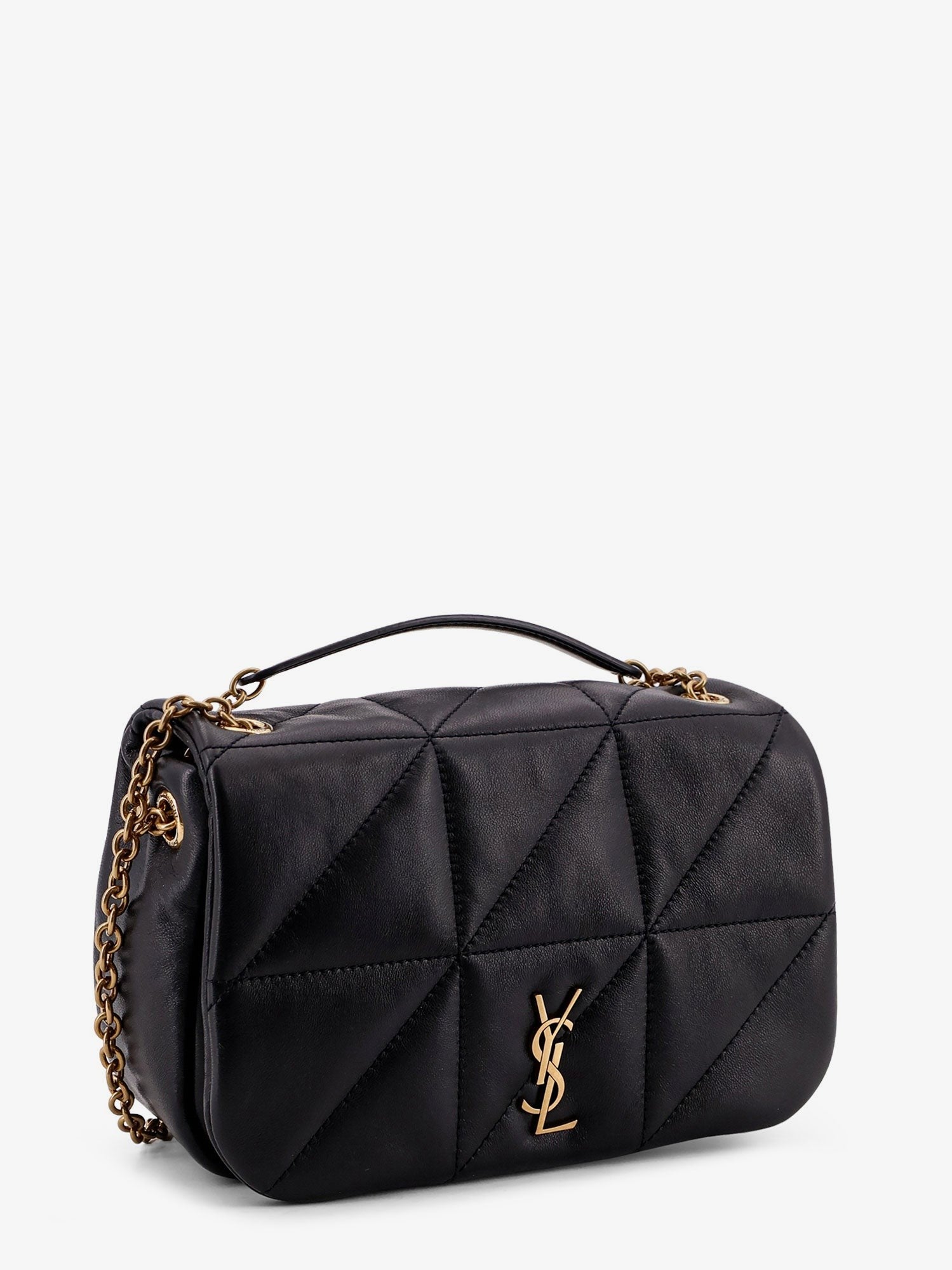 Saint Laurent Women's Jamie Leather Crossbody Bag Black