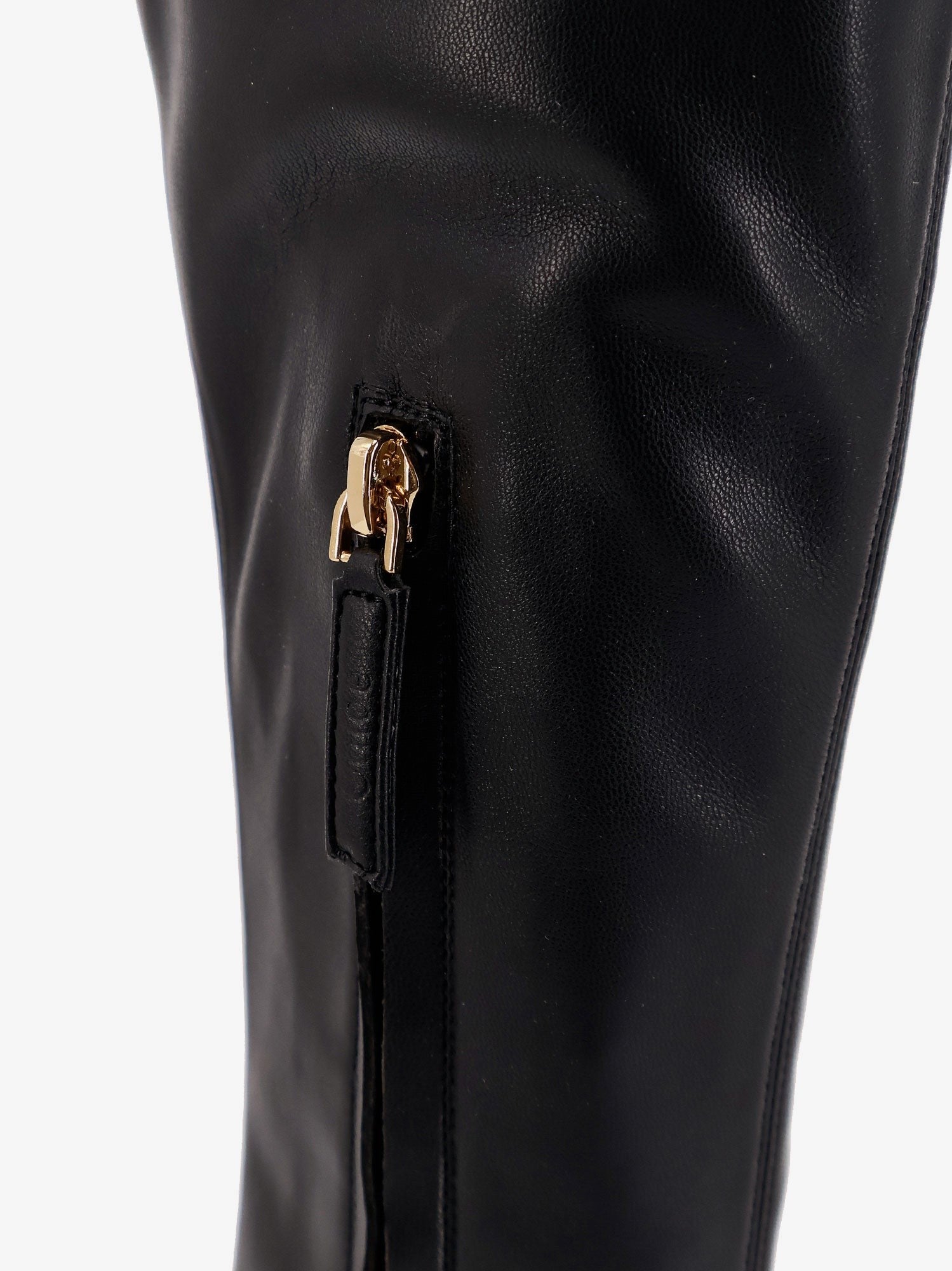 Chloé Women's Janis over the Knee Leather Boots Black