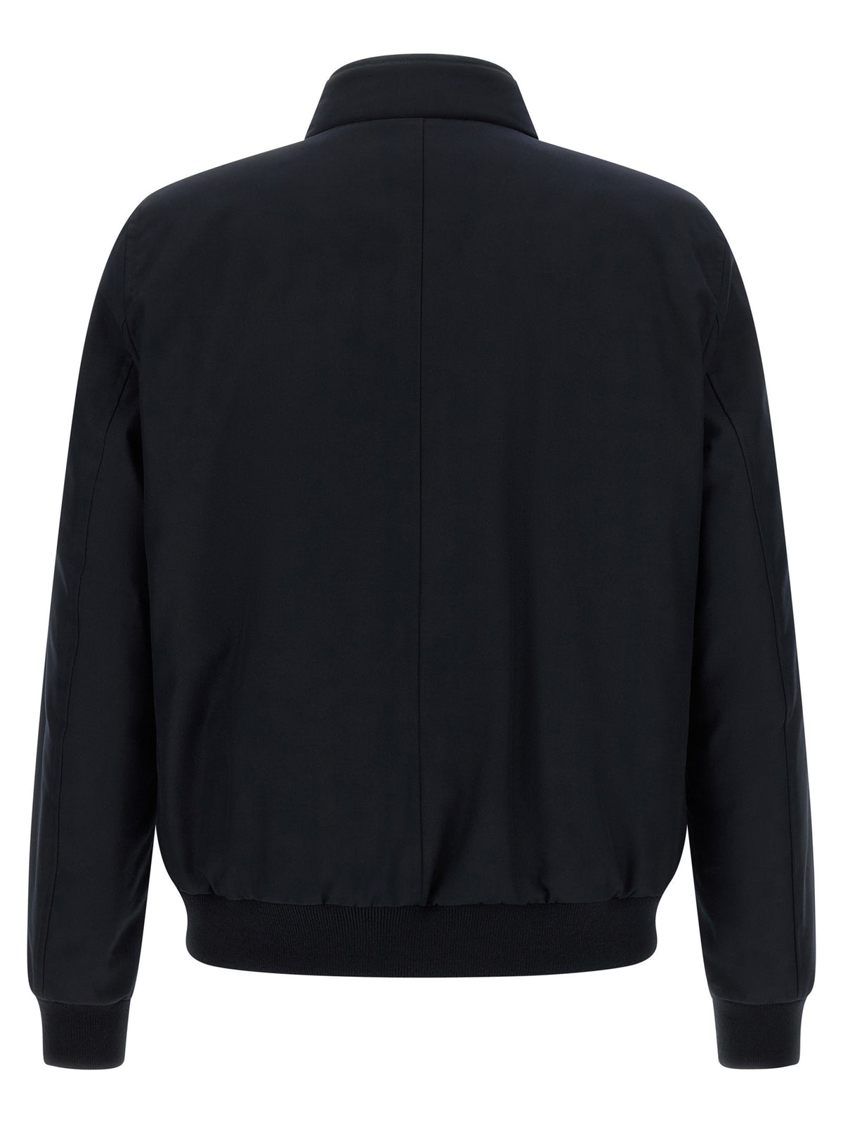 MooRER Janos Bomber Jacket Acqua Line Blue