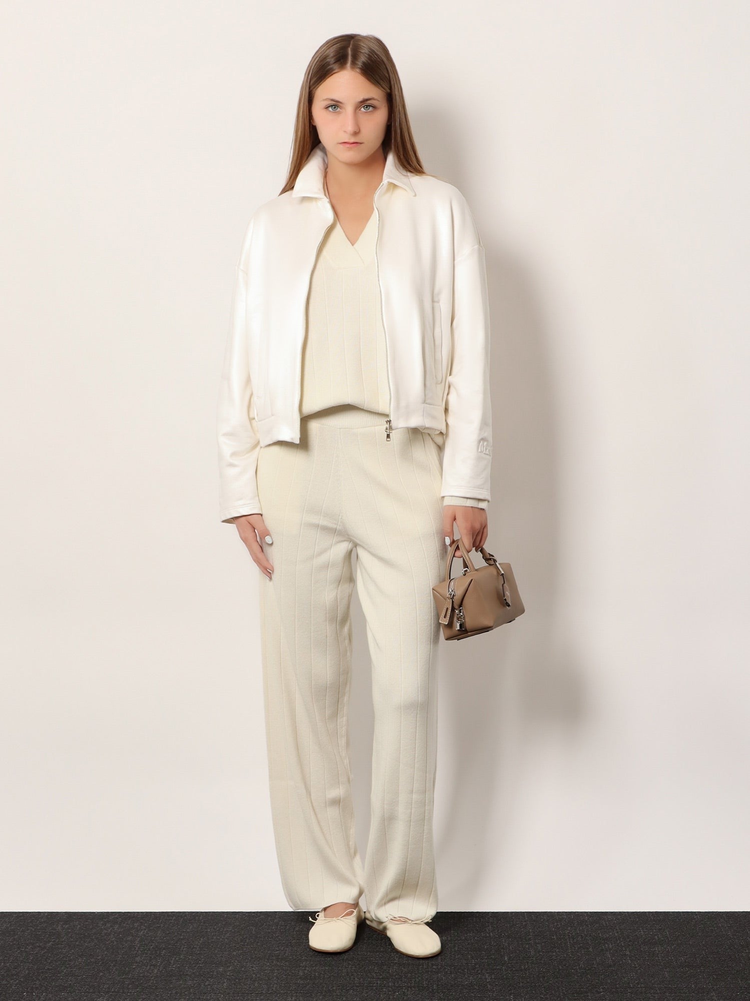 Max Mara Women's Jardin Joggers White