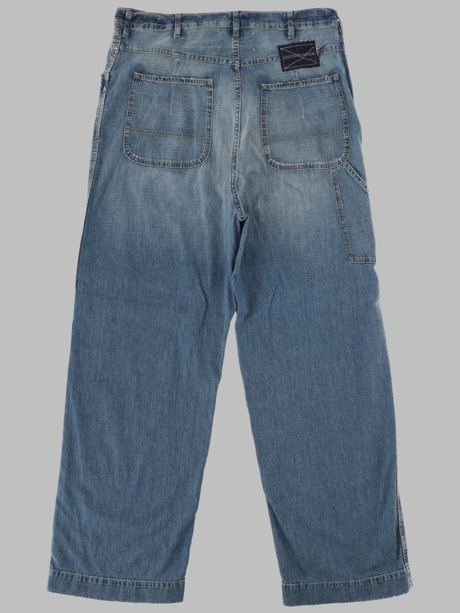 Maison Margiela Men's Jeans Gamba Larga Blue