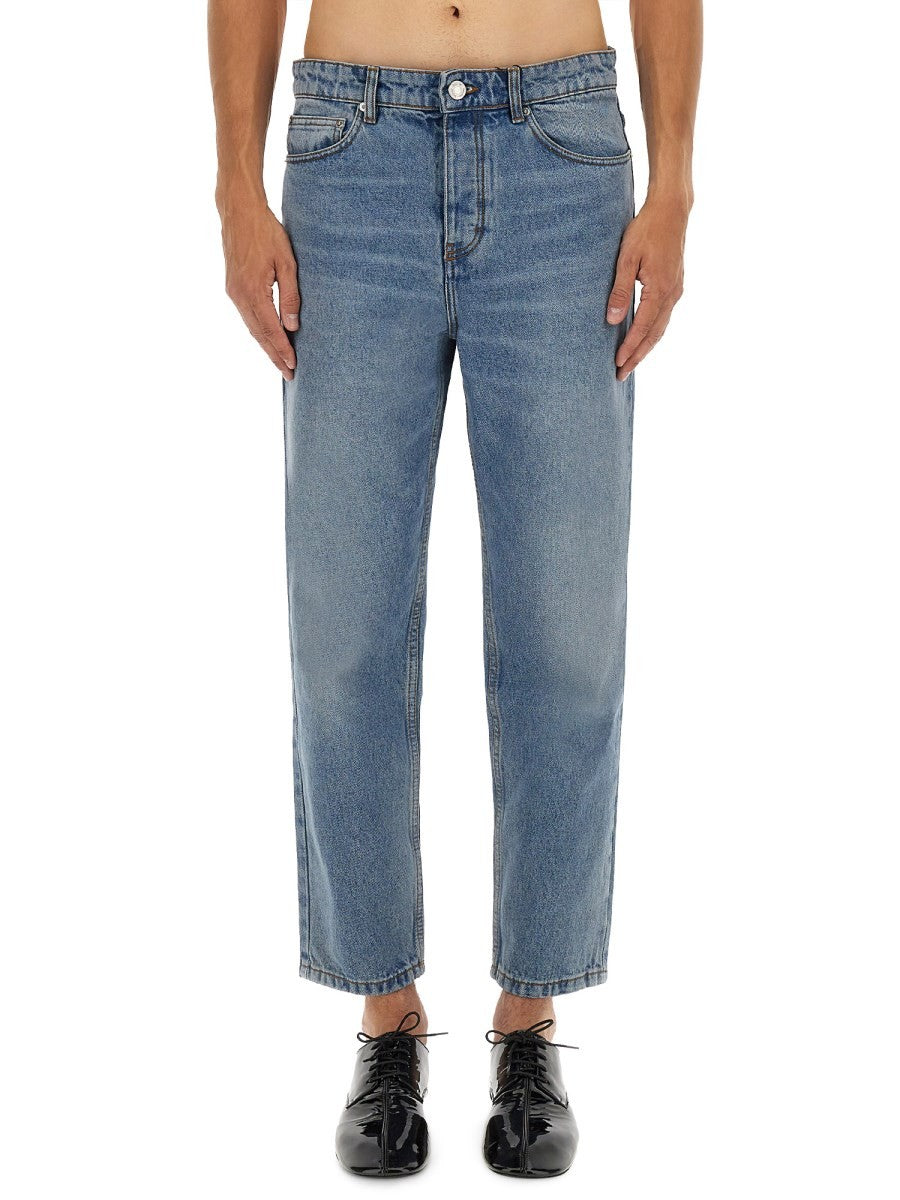 Ami Paris Men's Jeans Aderenti Blue