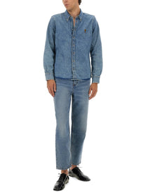 Ami Paris Men's Jeans Aderenti Blue