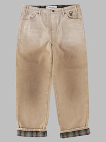 Golden Goose Men's Jeans with Detail Check Beige