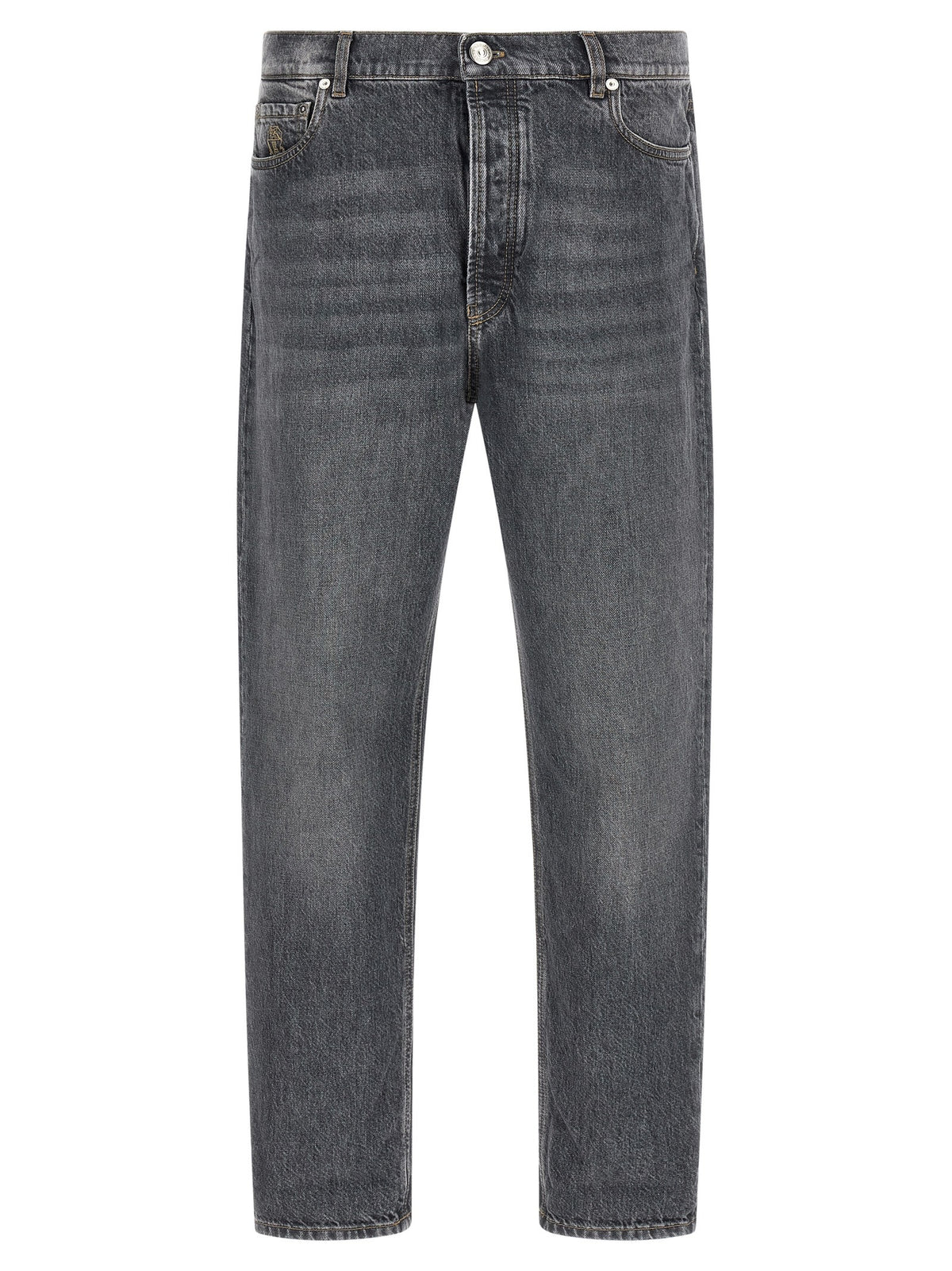 Brunello Cucinelli Jeans Denim Greyscale Grey