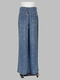 self-portrait Women's Jeans in Denim Con Strass Blue