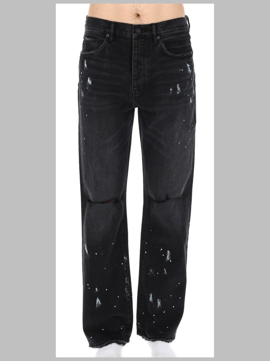 Purple Brand Men's Jeans in Denim DI Cotone Black