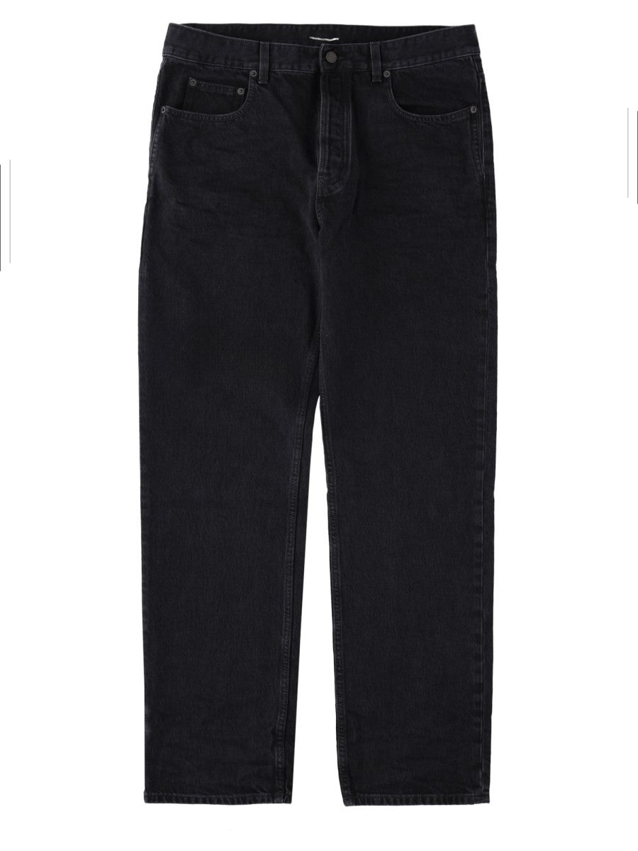Saint Laurent Men's Jeans in Denim Di Cotone Black
