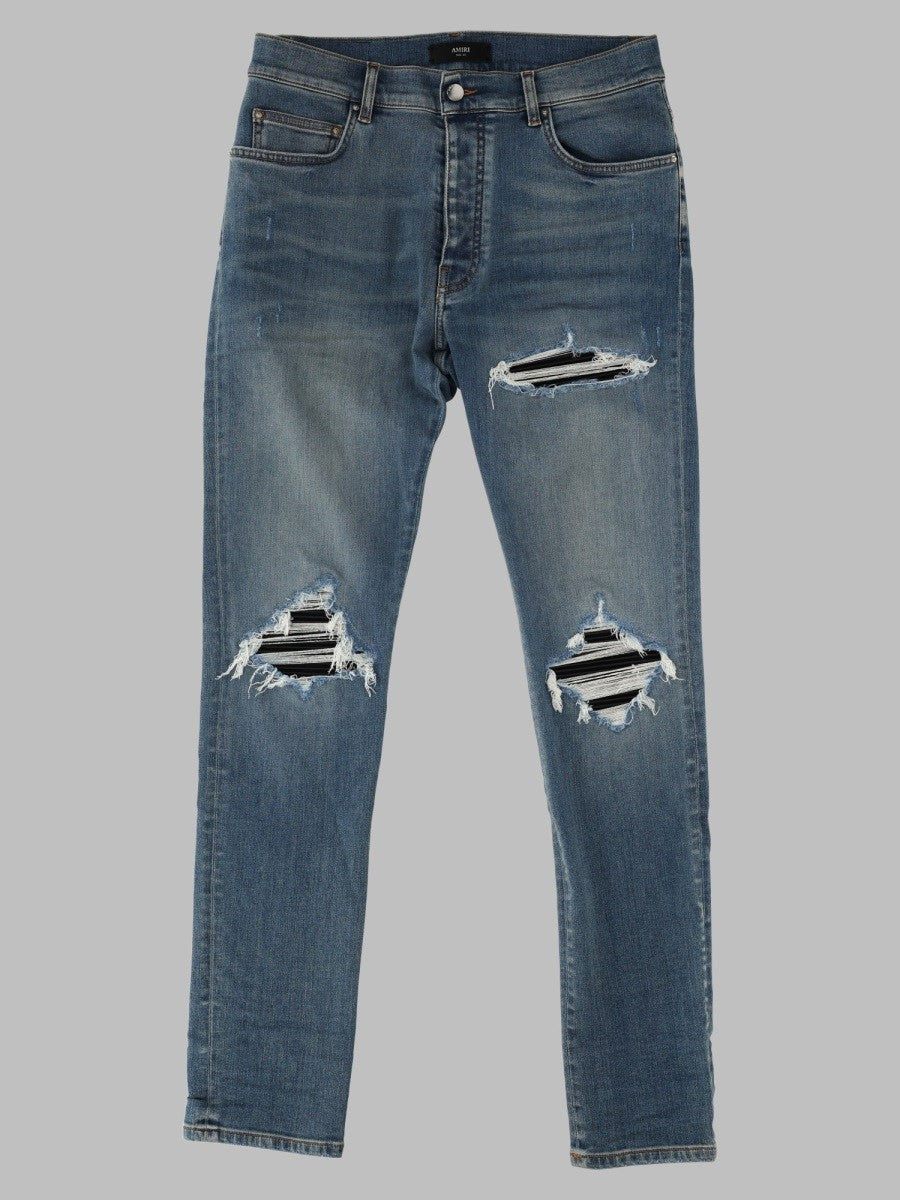 AMIRI Men's Jeans in Denim Di Cotone Blue