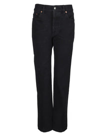 Saint Laurent Women's Jeans in Denim Di Cotone Black