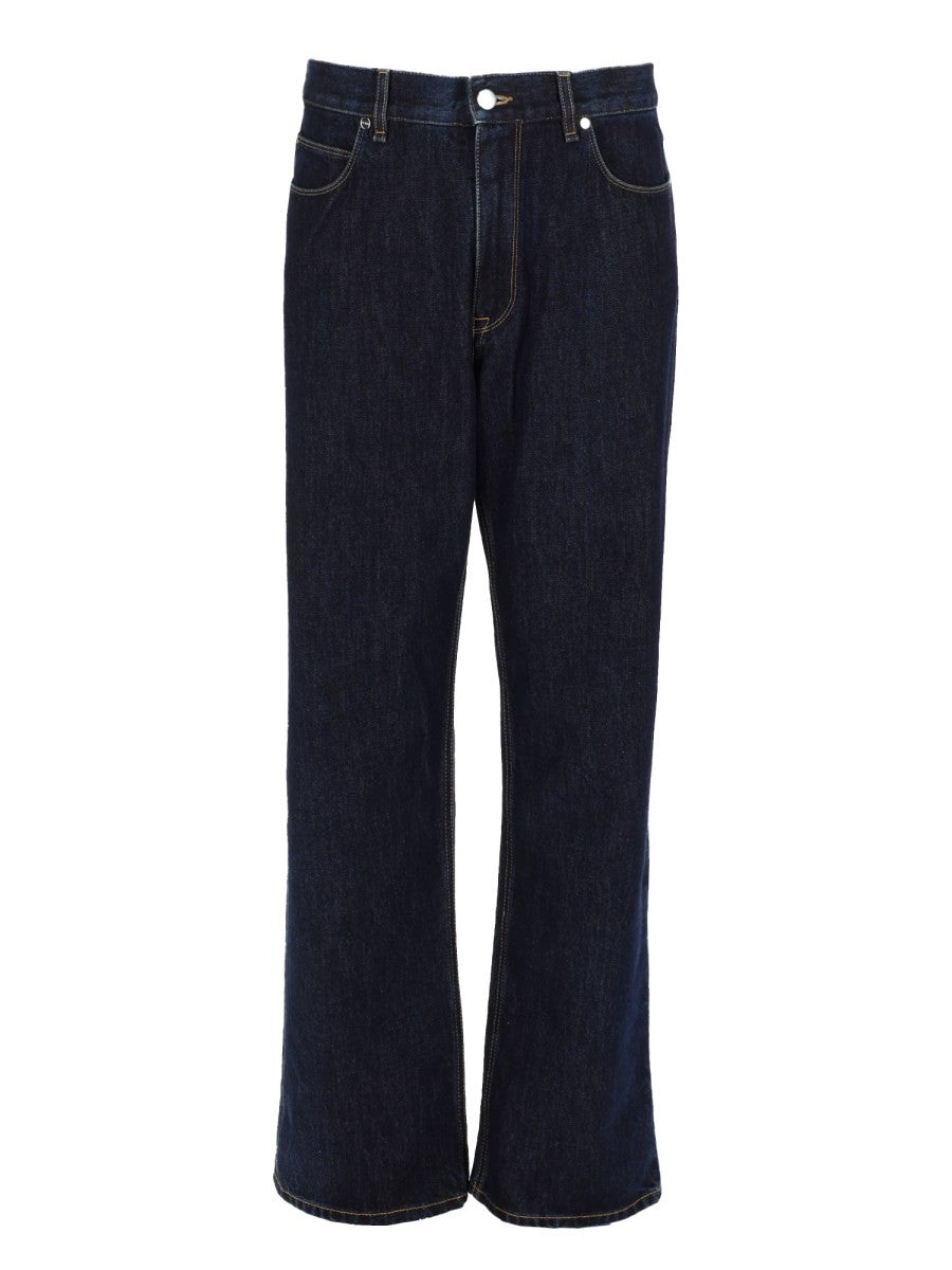 Fendi Men's Jeans Lunghi Blue