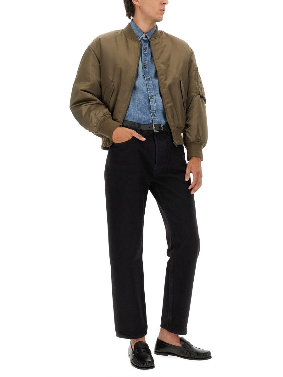 Saint Laurent Men's Jeans Mick Black