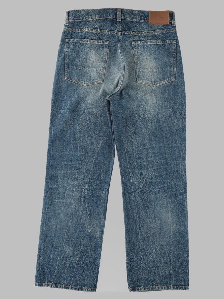 Our Legacy Men's Denim Cotton Jeans Third Cut Blue, view 2