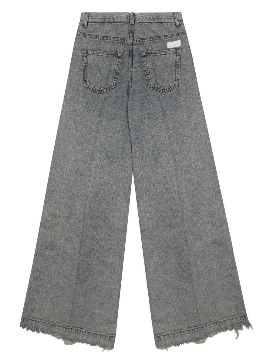 Nine:Inthe:Morning Women's Jeans Wide Leg Blue