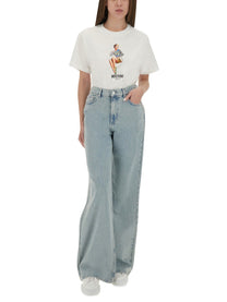 Moschino Jeans Women's Jeans Wide Leg Blue