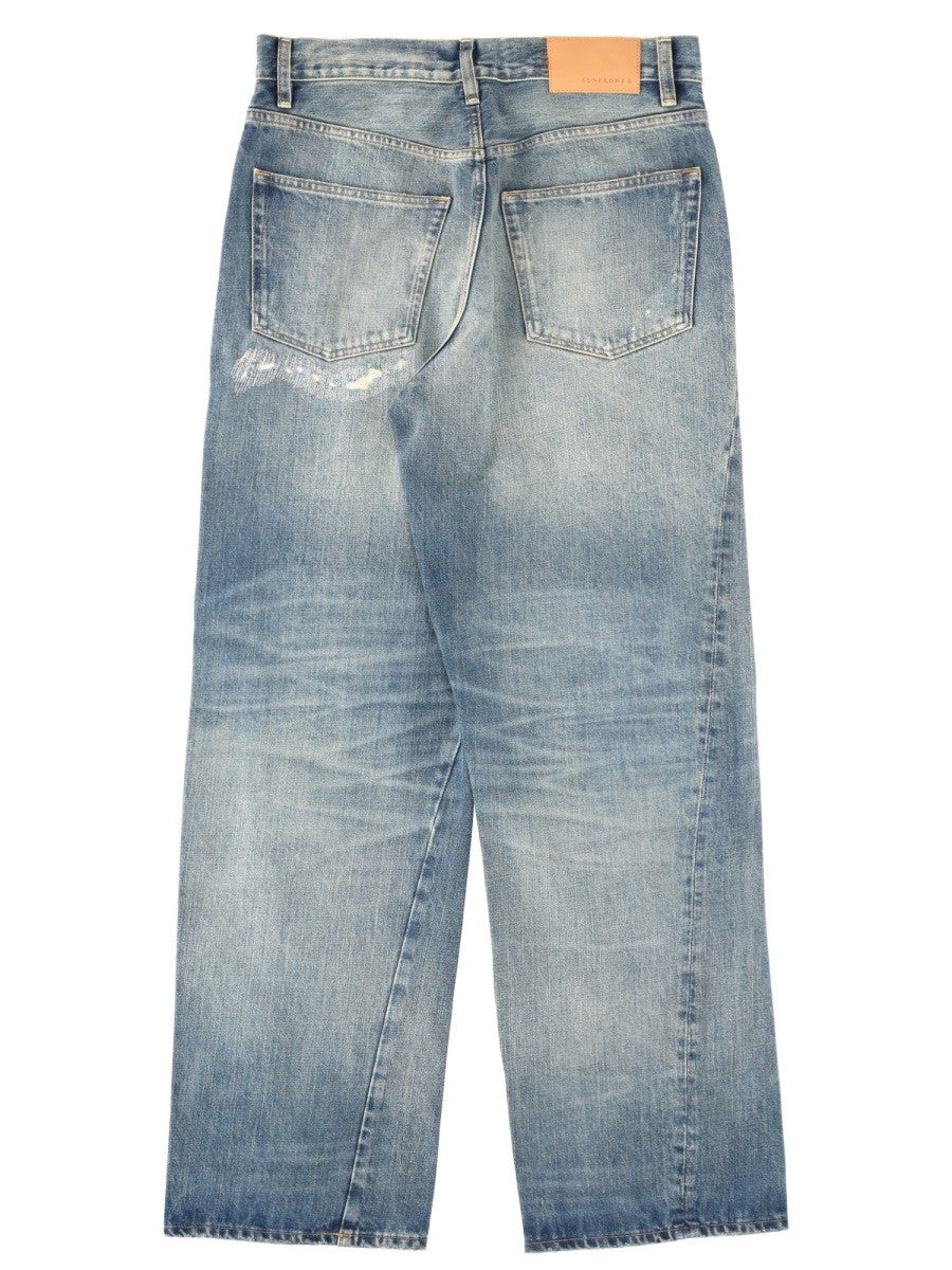 Sunflower Men's Jeans Wide Twist Blue
