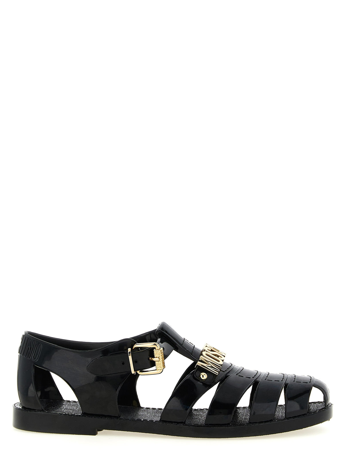 Moschino Jelly Sandals Black