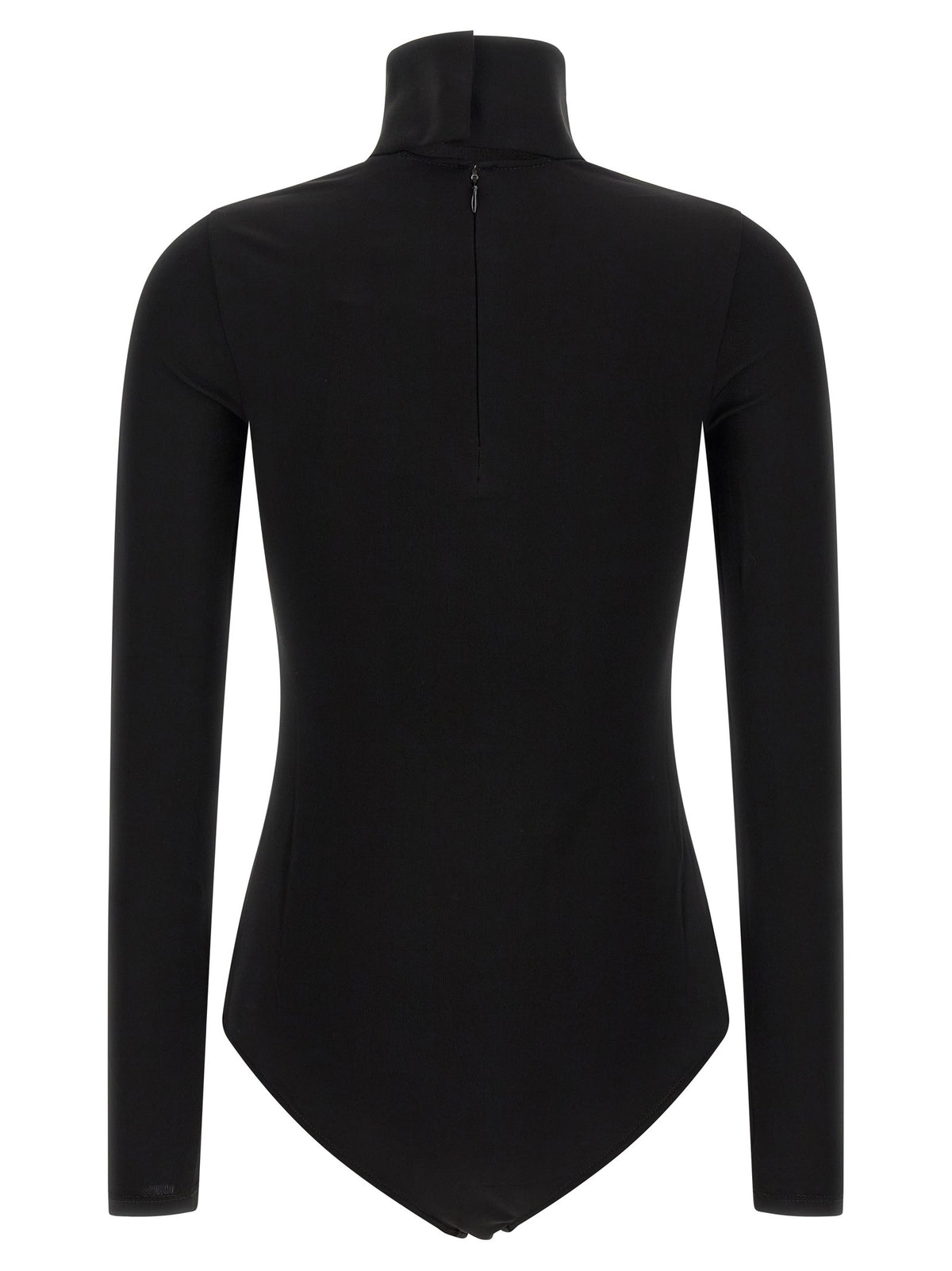 courrèges Jersey Mockneck Bodysuit Black