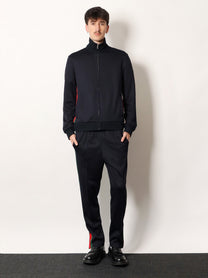 Gucci Men's Nastro Web Sweatshirt Blue