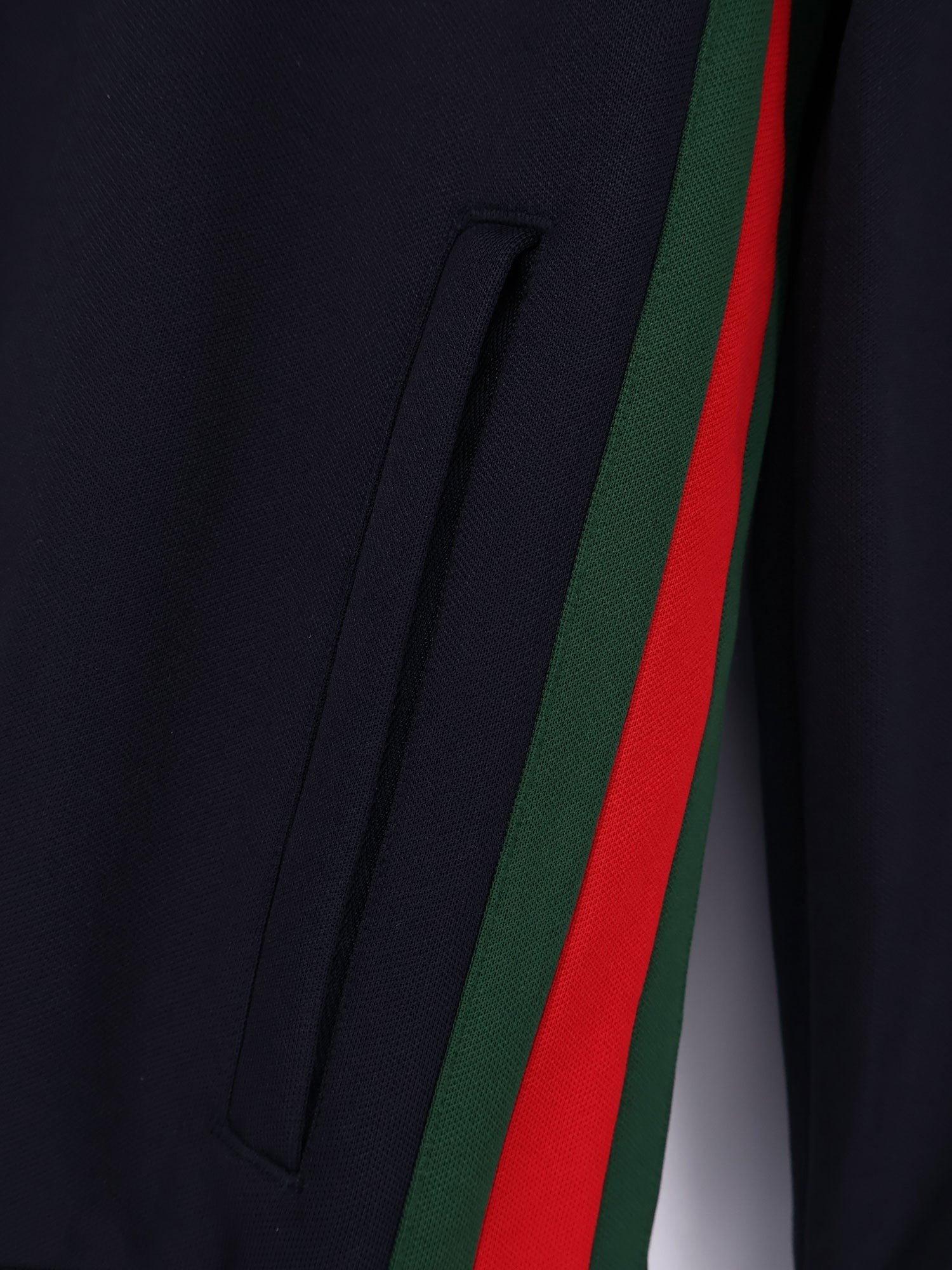 Gucci Men's Nastro Web Sweatshirt Blue