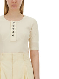 Bottega Veneta Women's Jersey Shirt White