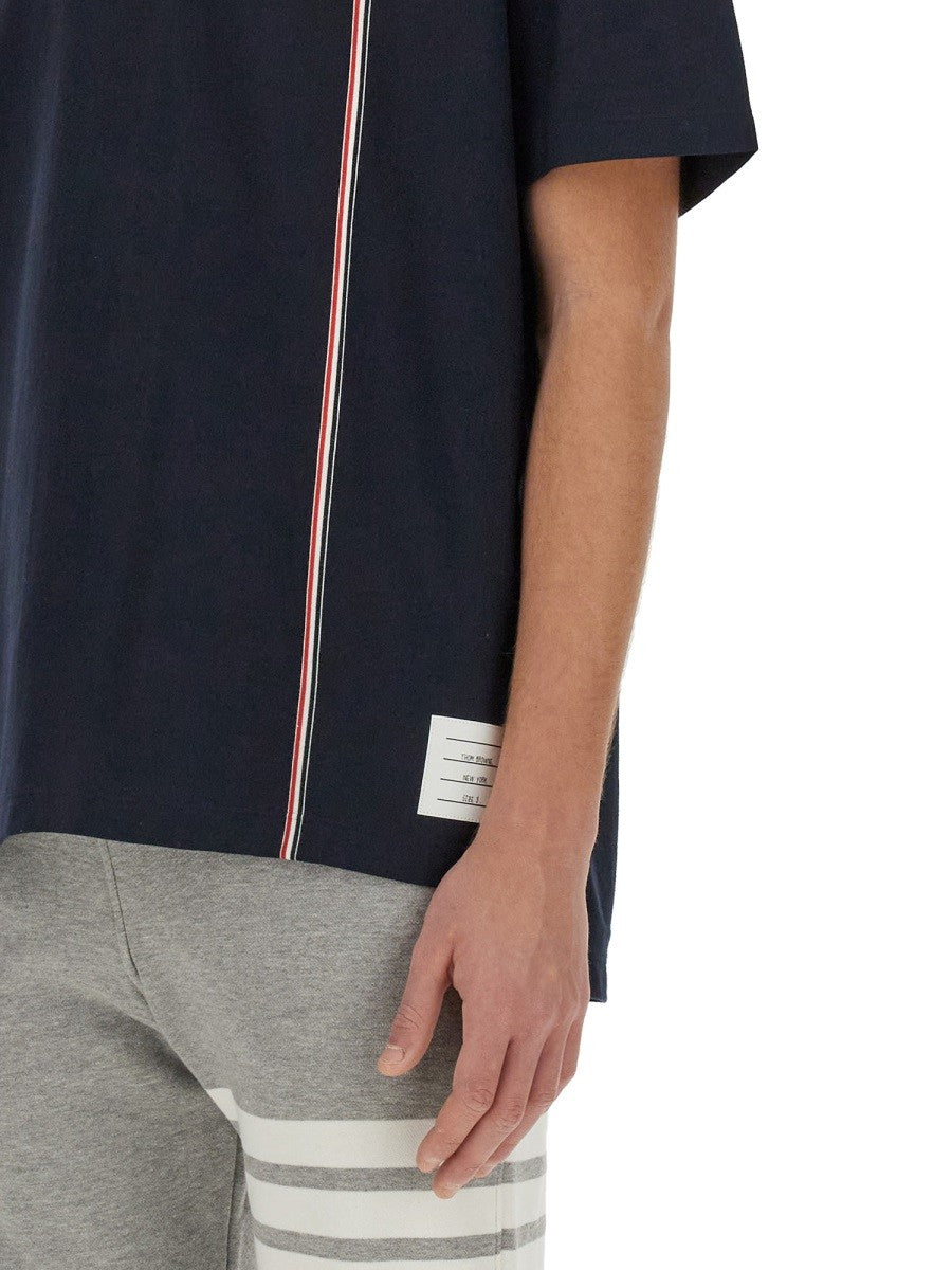 Thom Browne Men's Jersey Shirt Blue, view 4