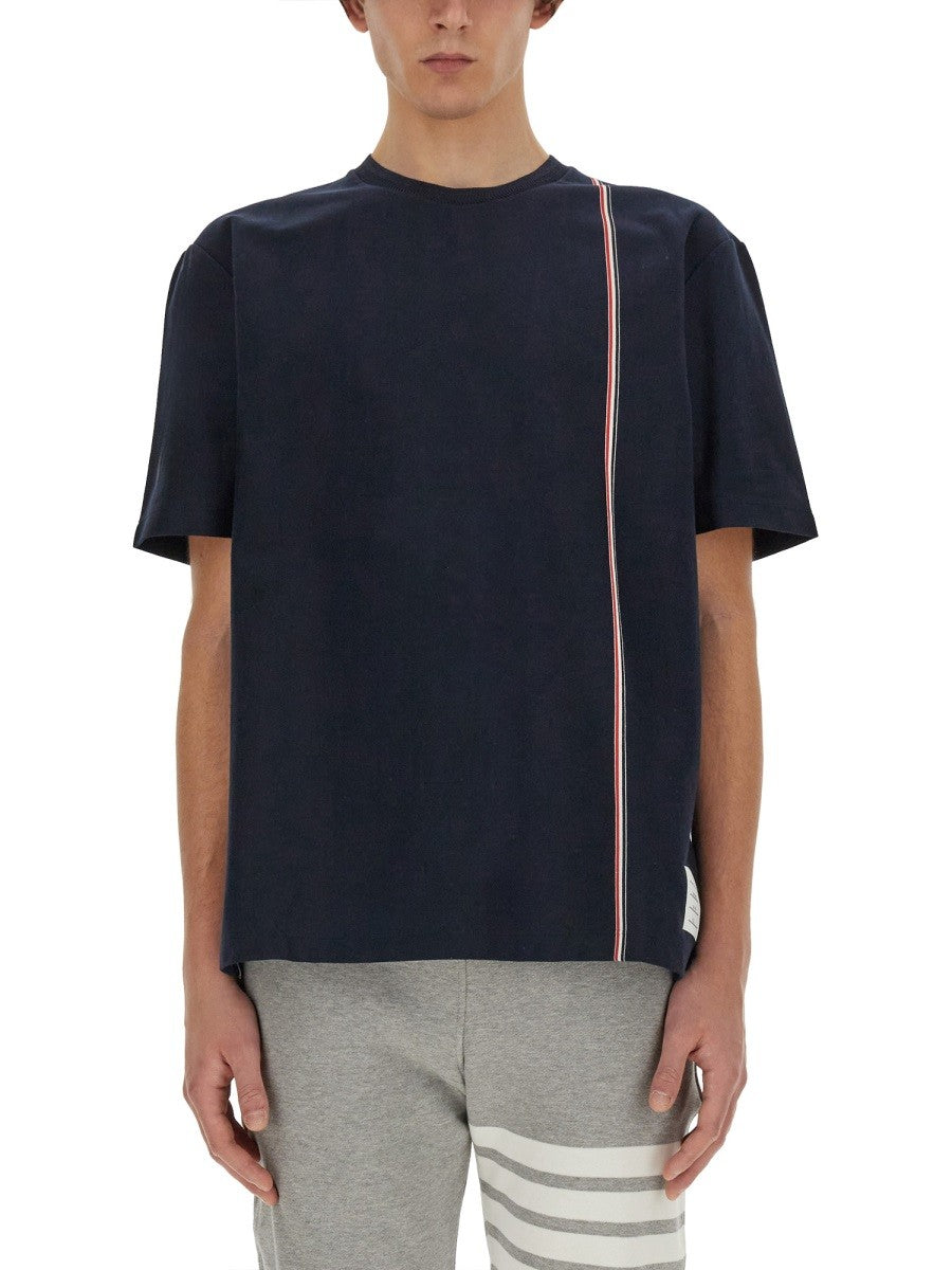 Thom Browne Men's Jersey Shirt Blue