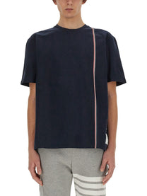Thom Browne Men's Jersey Shirt Blue