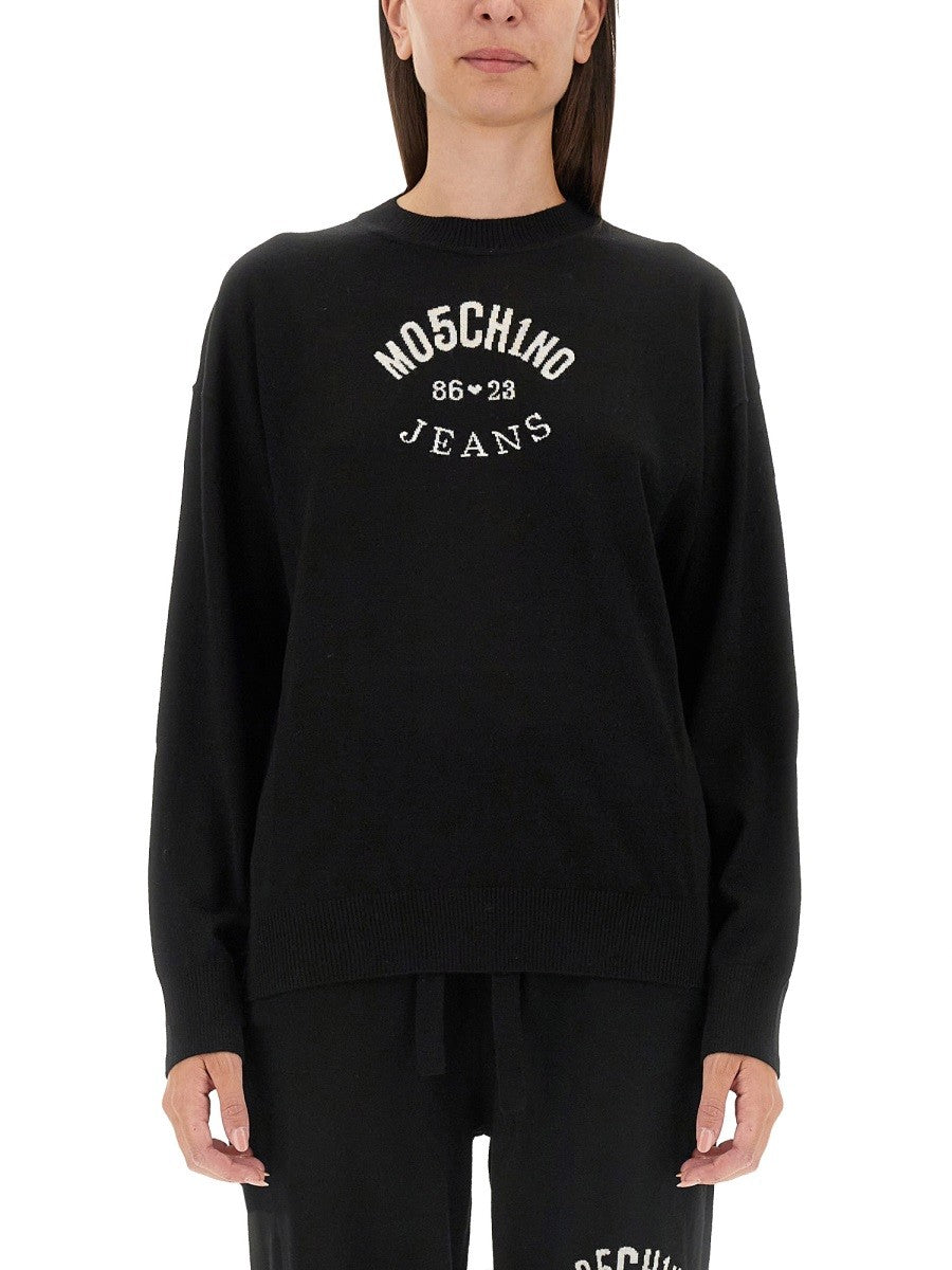 Moschino Jeans Women's Jersey Black
