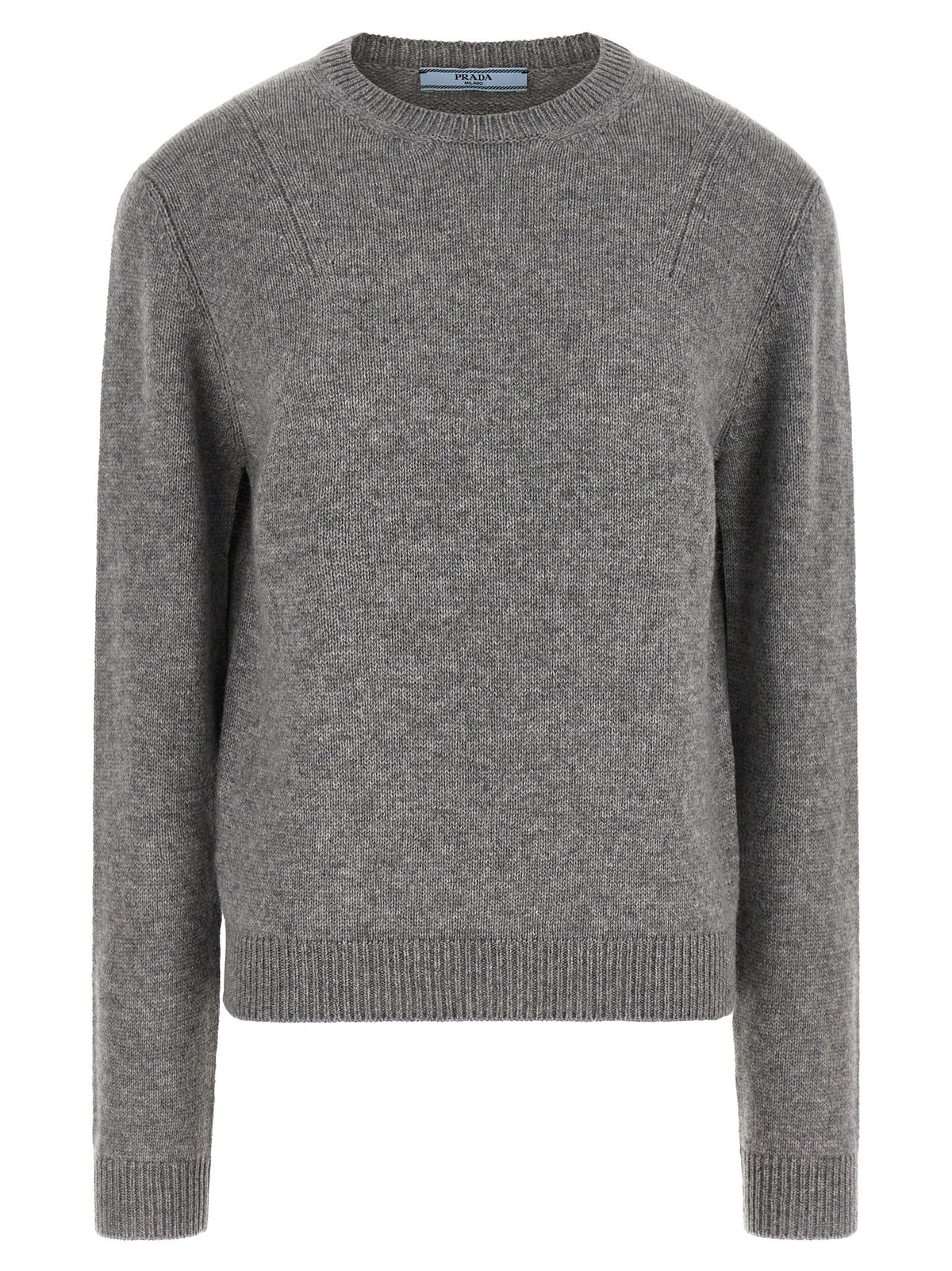 PRADA Jewel Bandana Sweater Grey