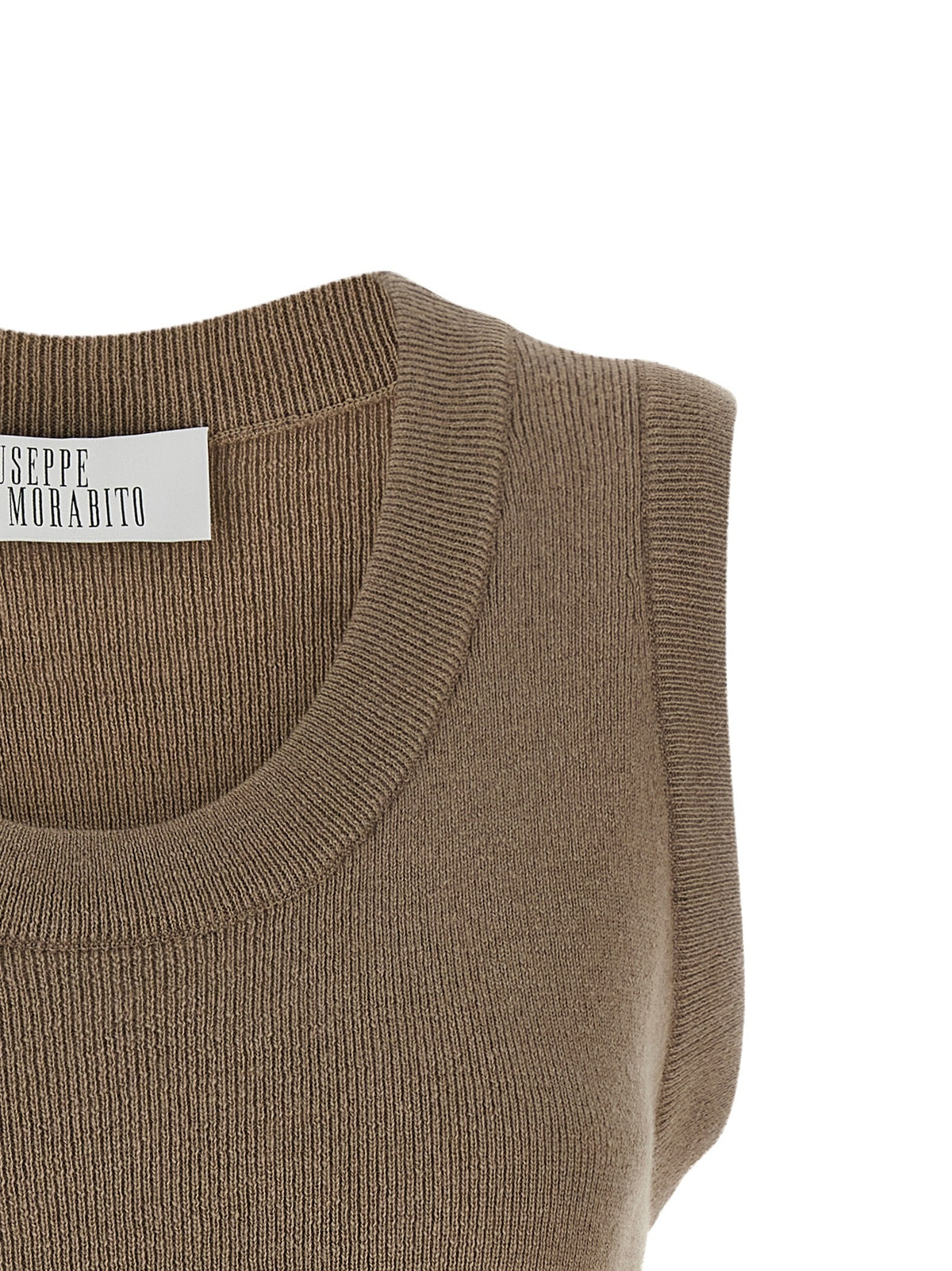 Giuseppe Di Morabito Jewel Brooch Top Beige