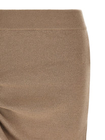 Giuseppe Di Morabito Jewel Pin Skirt Beige