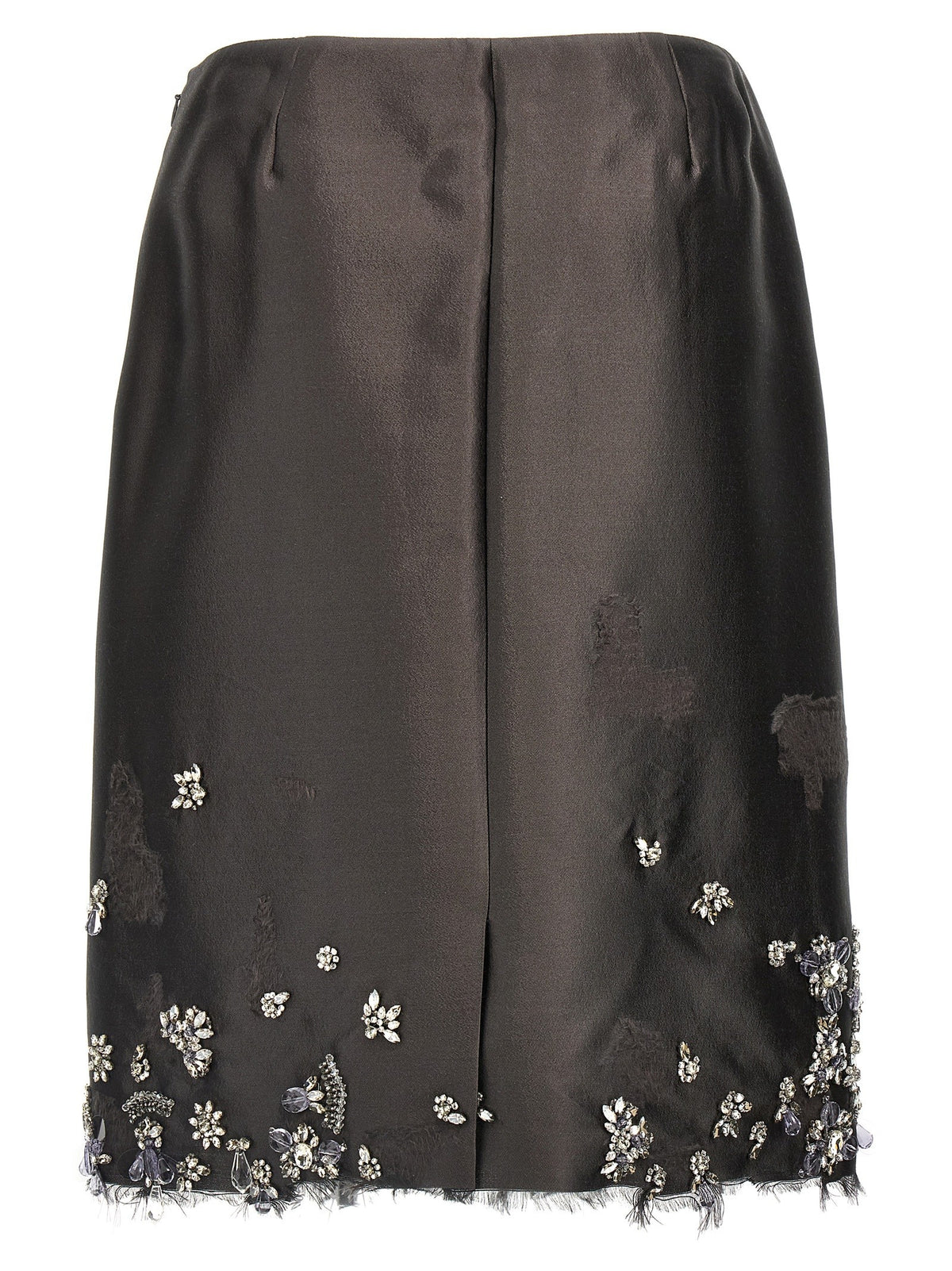 PRADA Jewel Skirt Grey