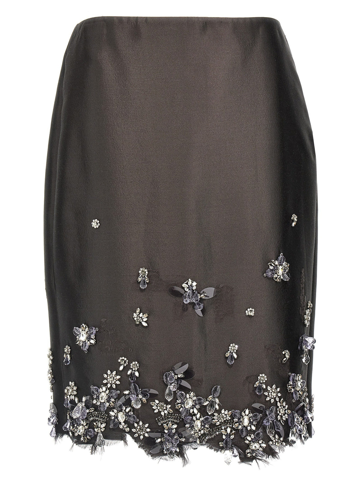 PRADA Jewel Skirt Grey