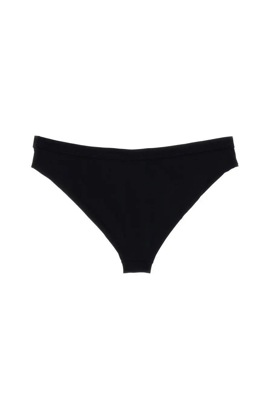 Black high-waisted seamless bikini bottom from jil sander womens briefs designed for a smooth fit