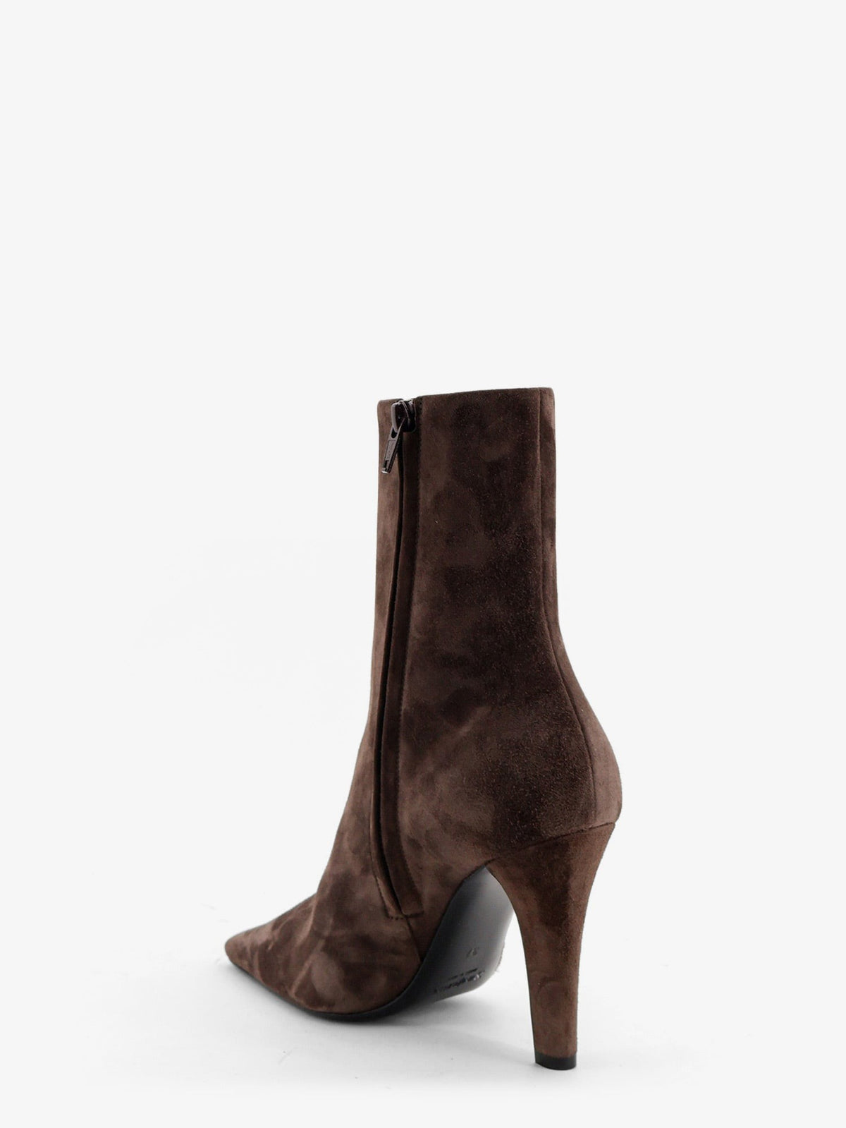Saint Laurent Women's Jill Suede Boots Brown