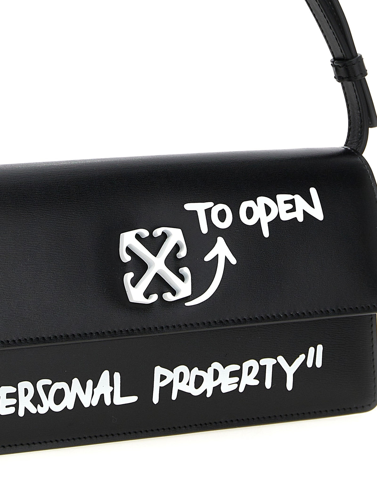 Off-White Jitney Shoulder Bag White