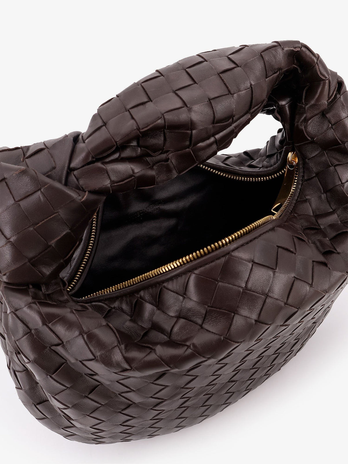Bottega Veneta Women's Jodie Small Leather Handbag Brown