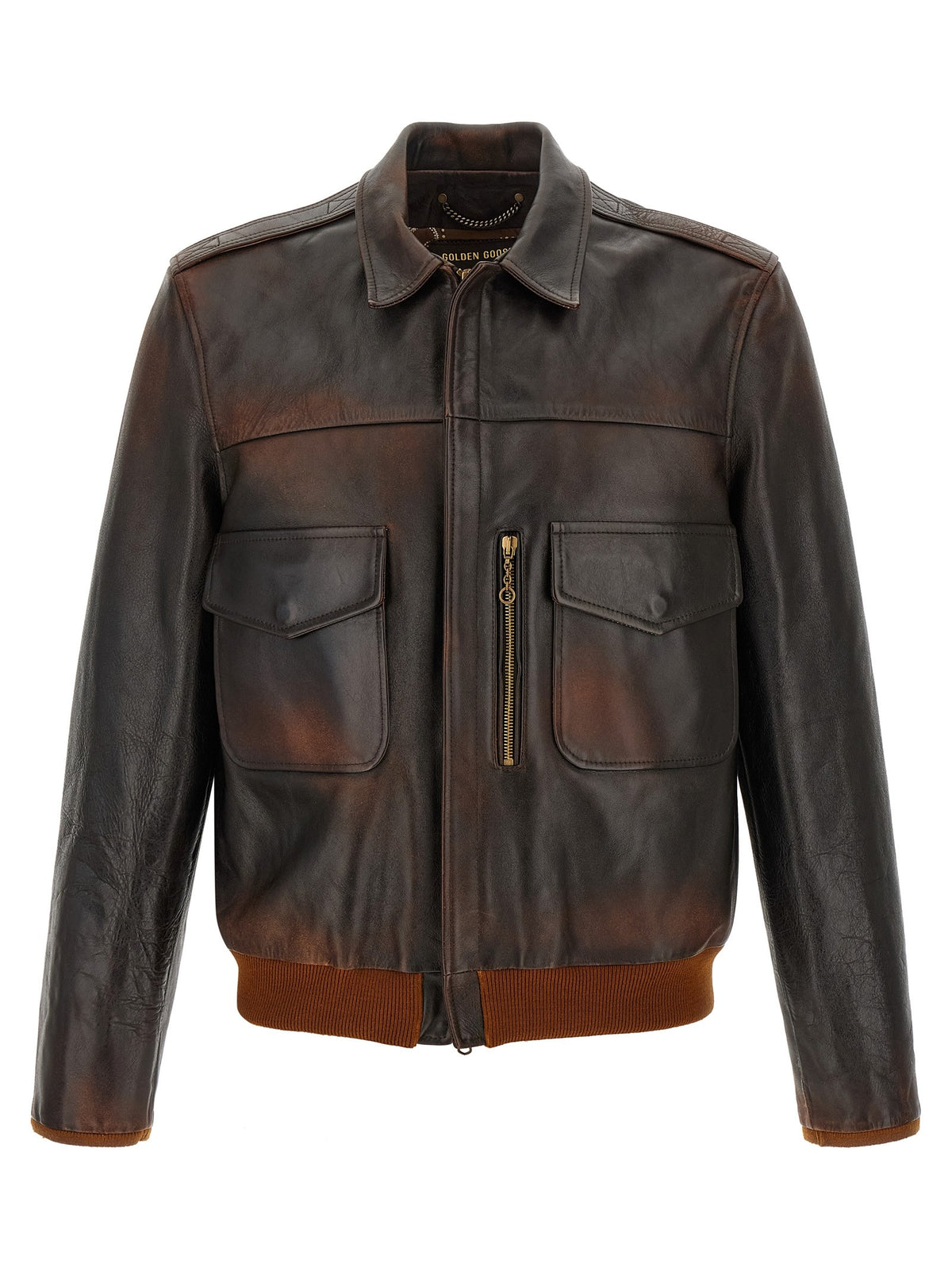 Golden Goose Journey Bomber Jacket Brown