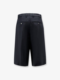 Soeur Women's Jude Virgin Wool Bermuda Shorts Blue