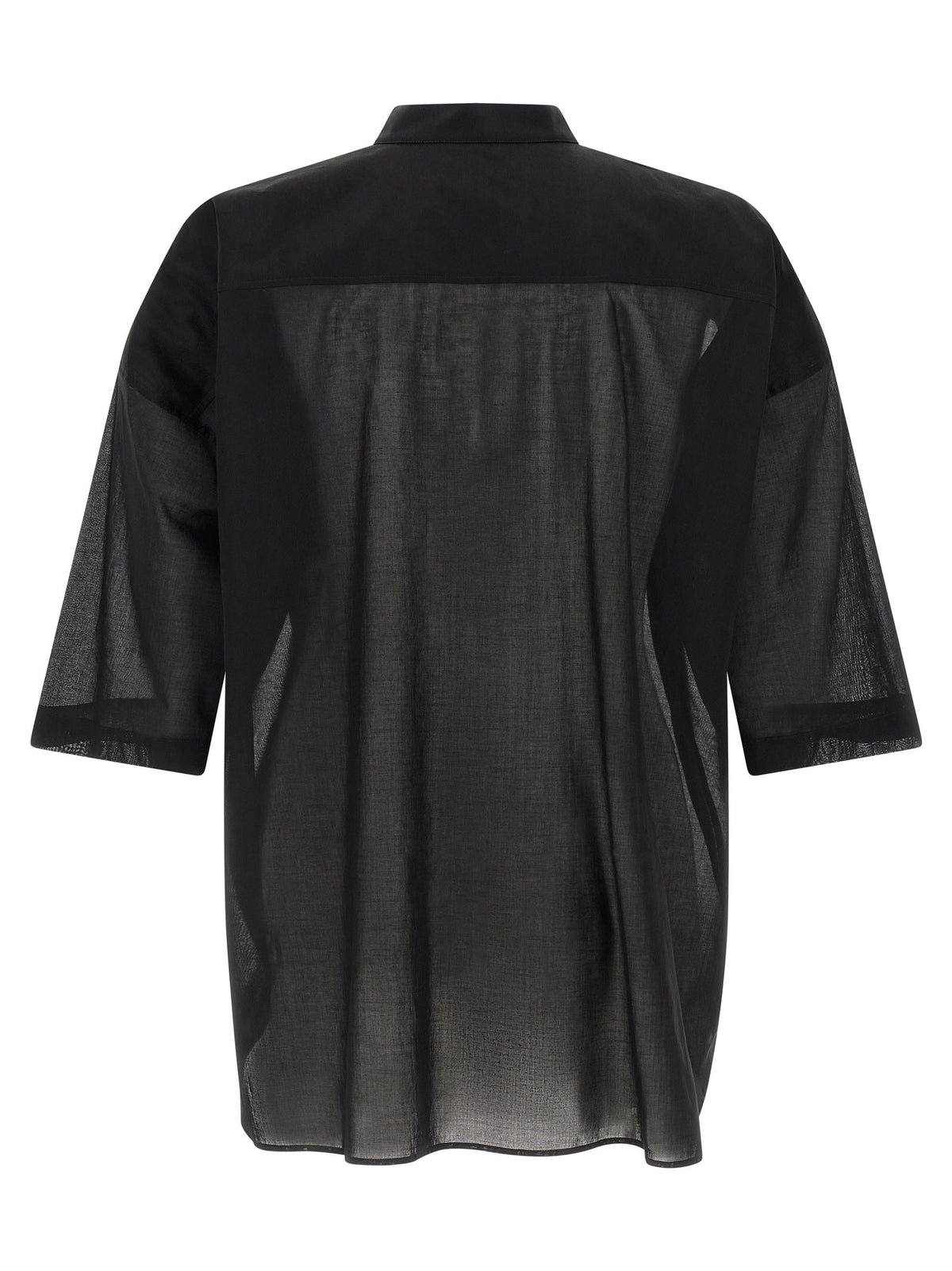 Rick Owens Jumbo Faun Shirt Black
