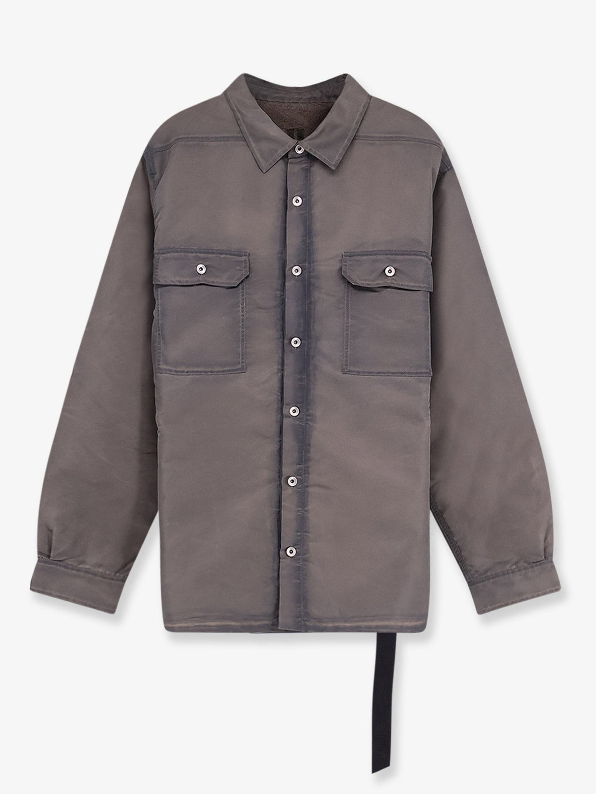 DRKSHDW Men's Jumbo Padded Outershirt Jacket Shirt Grey