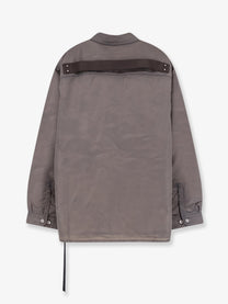 DRKSHDW Men's Jumbo Padded Outershirt Jacket Shirt Grey