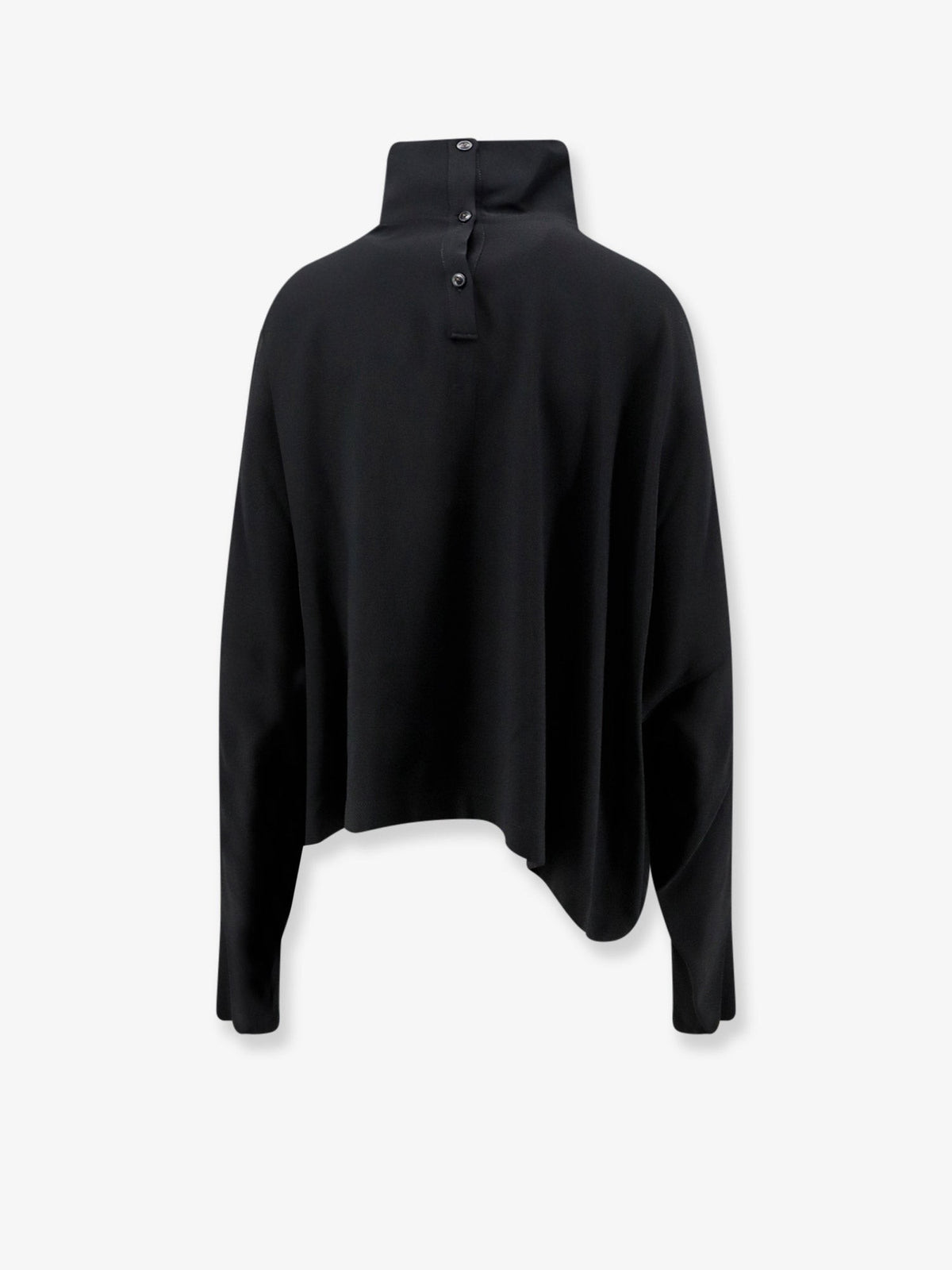 Rick Owens Women's Jumbo Tabard Alpaca and Wool Blend Top Black