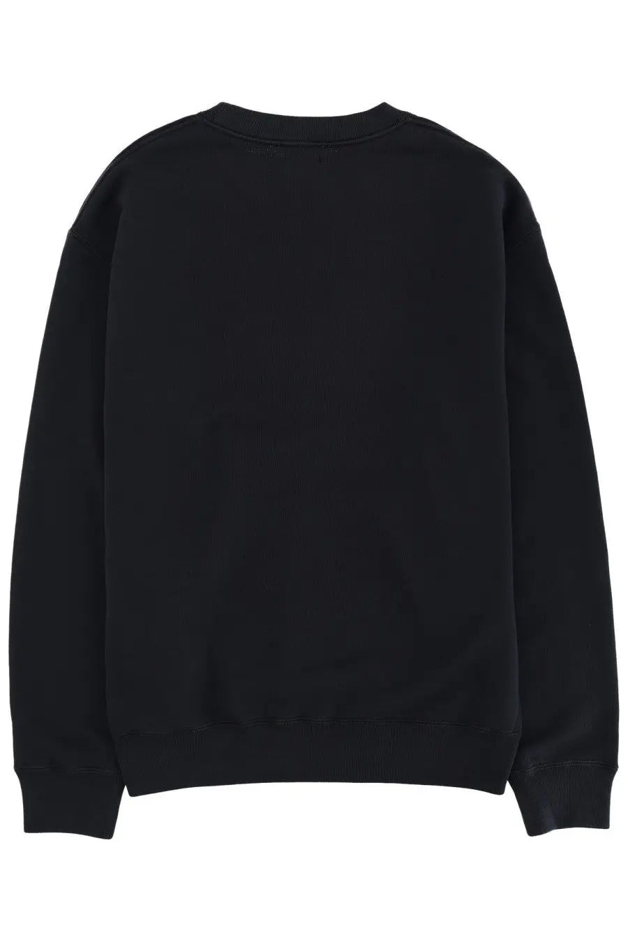 Jw anderson men’s anonymous lovers black crewneck sweatshirt with ribbed cuffs and hem in cotton blend material