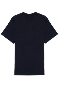 Jw anderson men’s shirt con blue black short-sleeved crew neck t-shirt made of soft cotton for casual wear