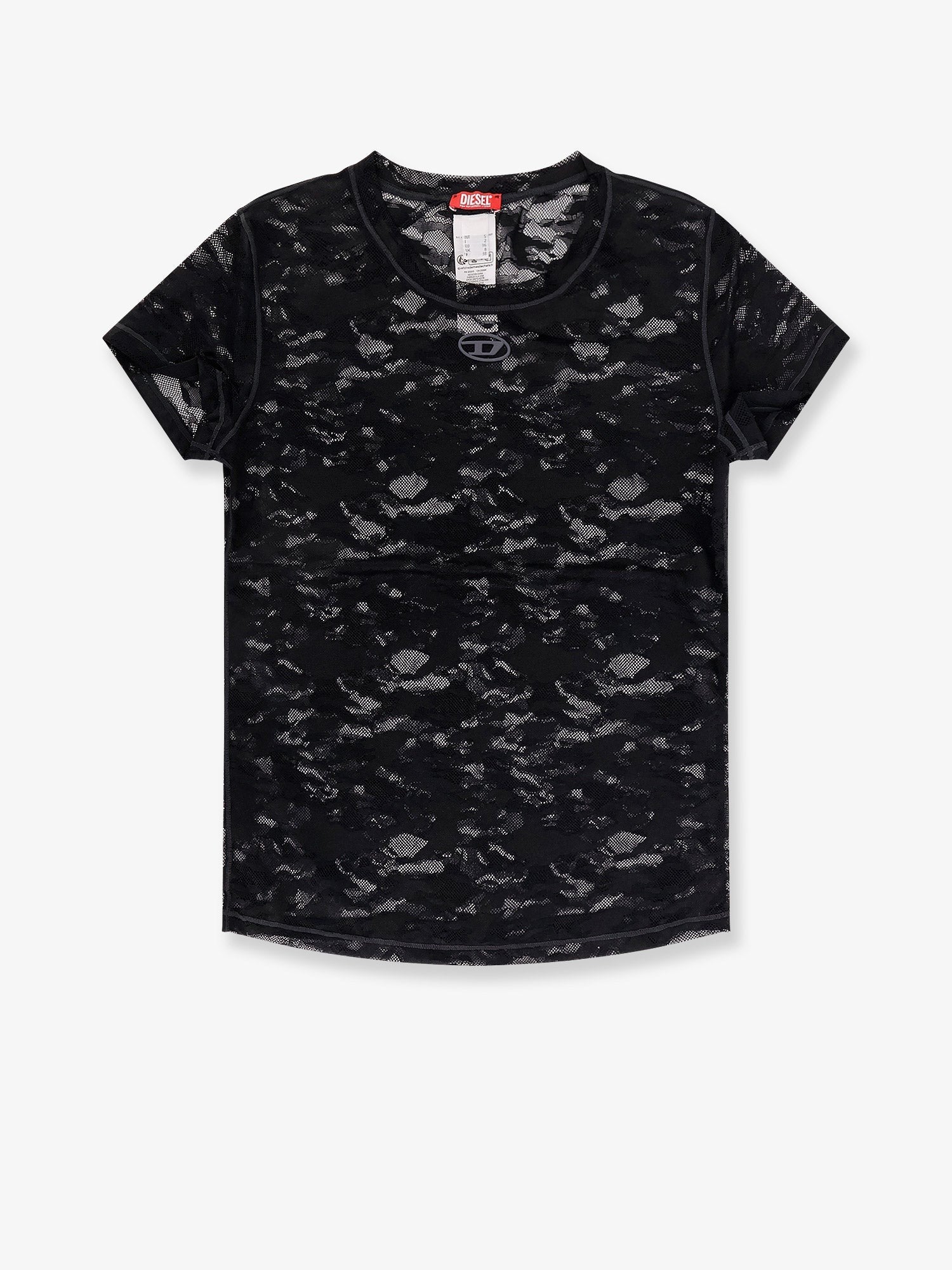 Diesel Women's Kasia Utlt Lace Shirt Black
