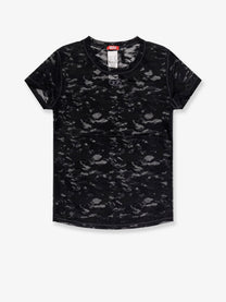 Diesel Women's Kasia Utlt Lace Shirt Black
